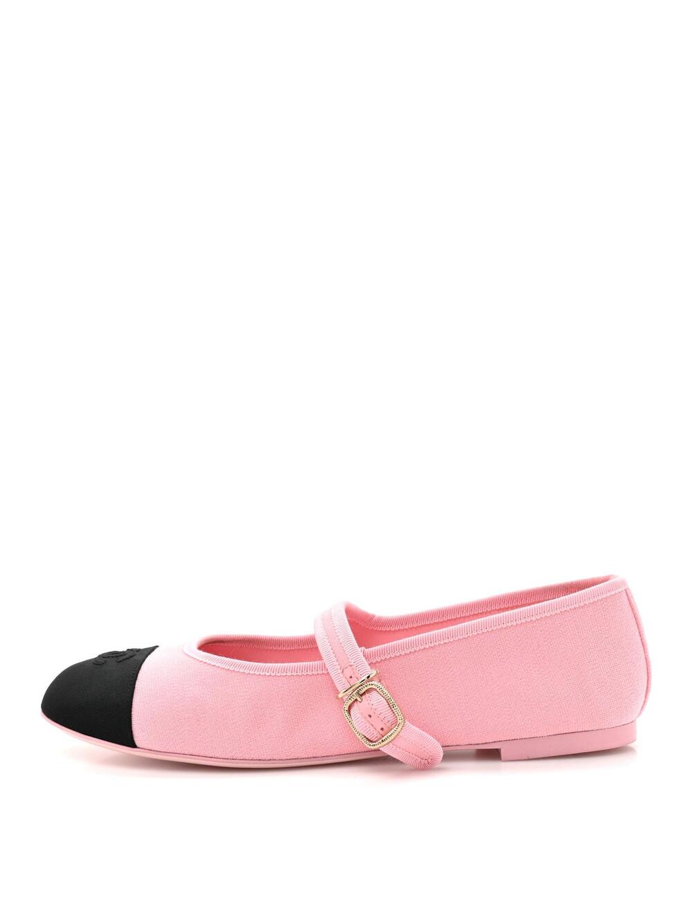 Chanel Fabric Grosgrain Mary Jane Flats #291906C12B